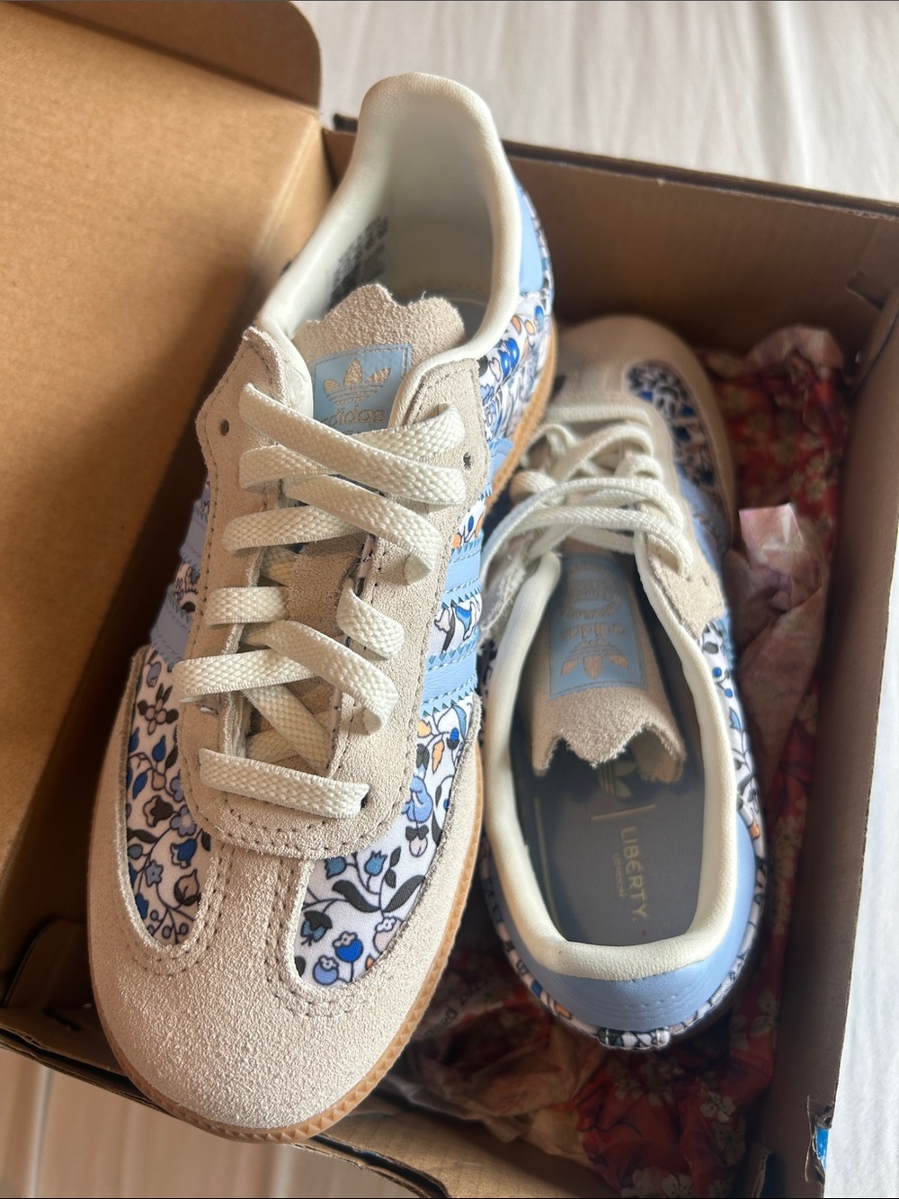 adidas Samba OG x Liberty London "Blue Floral" sneakers